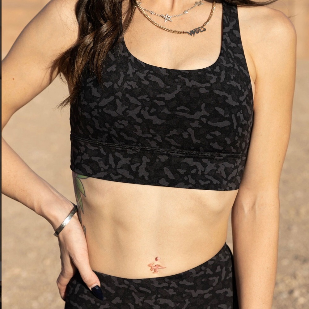 salty honey formed bra camo